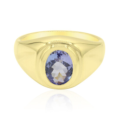 Bague en or et Tanzanite non chauffée