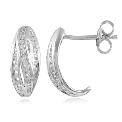 Boucles d'oreilles en argent et Zircon