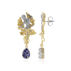 Boucles d'oreilles en argent et Tanzanite (Gems en Vogue)