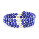 Bracelet en acier et Lapis-Lazuli (Riya)