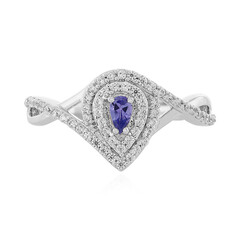 Bague en argent et Tanzanite