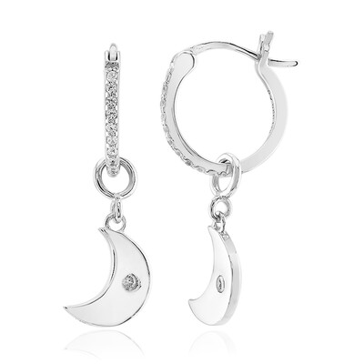 Boucles d'oreilles en argent et Zircon