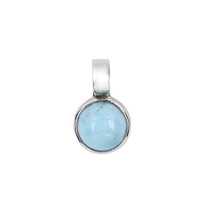 Pendentif en argent et Larimar