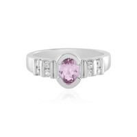 Bague en argent et Kunzite