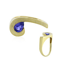 Bague en or et Tanzanite AAA (de Melo)