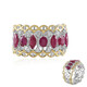 Bague en argent et Rubis de Birmanie (Gems en Vogue)