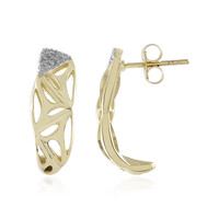 Boucles d'oreilles en or et Diamant I2 (I) (Ornaments by de Melo)