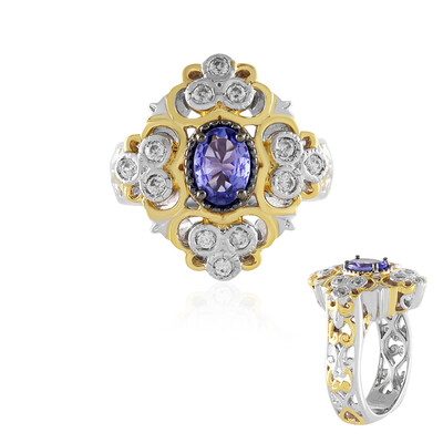 Bague en argent et Tanzanite (Gems en Vogue)