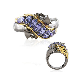 Bague en argent et Tanzanite (Gems en Vogue)