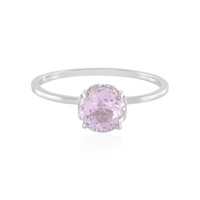 Bague en platine et Kunzite AAA