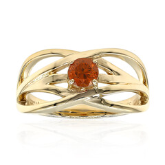 Bague en or et Spessartine de Californie (Amanda Adkins)