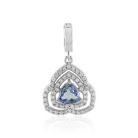 Pendentif en argent et Tanzanite non chauffée