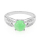 Bague en argent et Chrysoprase impériale