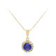 Collier en or et Tanzanite AAA (CIRARI)