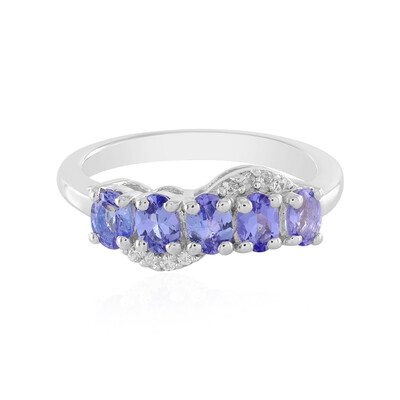 Bague en argent et Tanzanite