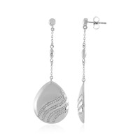 Boucles d'oreilles en argent et Zircon (SAELOCANA)