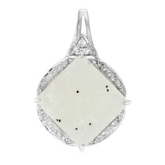 Pendentif en argent et Agate étincelante