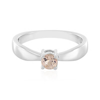 Bague en argent et Morganite