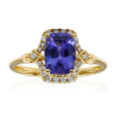 Bague en or et Tanzanite AAA (CIRARI)