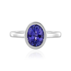 Bague en argent et Tanzanite