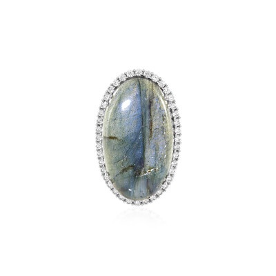 Pendentif en argent et Labradorite (MONOSONO COLLECTION)