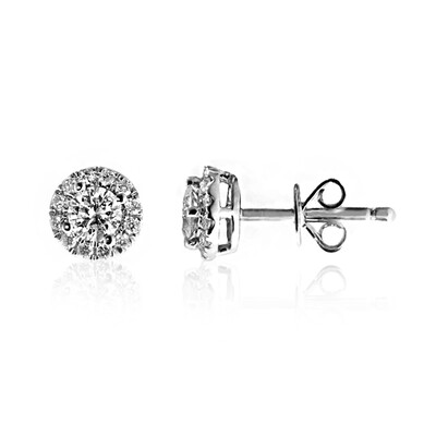 Boucles d'oreilles en or et Diamant SI2 (H) (CIRARI)