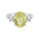 Bague en argent et Quartz citron