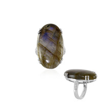 Bague en argent et Labradorite