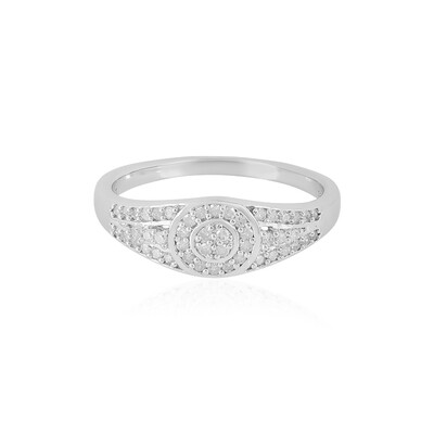 Bague en argent et Diamant I2 (I)