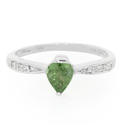 Bague en argent et Tourmaline Paraïba