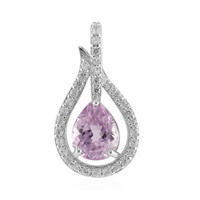 Pendentif en argent et Kunzite