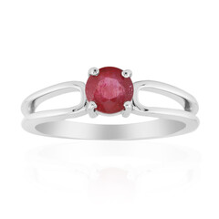 Bague en argent et Rubis de Bemainty