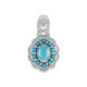 Pendentif en argent et Turquoise