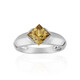 Bague en argent et Zircon jaune