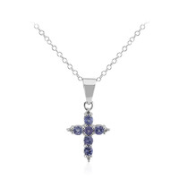 Collier en argent et Tanzanite