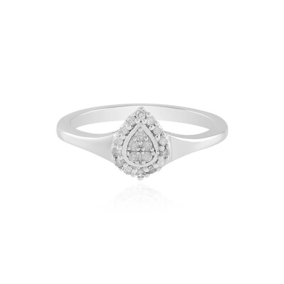 Bague en argent et Diamant I2 (I)