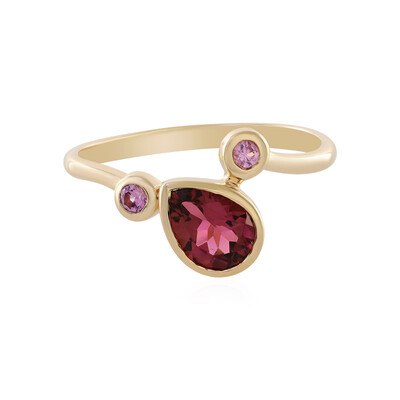 Bague en or et Tourmaline rose du Brésil  (KM by Juwelo)