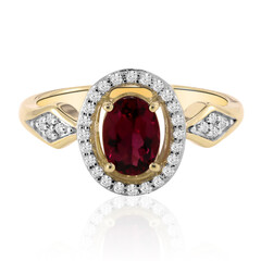 Bague en or et Rubellite (Tenner Diniz)