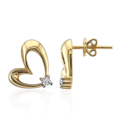 Boucles d'oreilles en or et Diamant SI1 (G) (Annette)