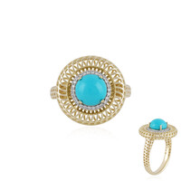 Bague en or et Turquoise Sleeping Beauty (Ornaments by de Melo)