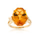 Bague en or et Citrine (Smithsonian)