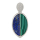 Pendentif en argent et Malachite