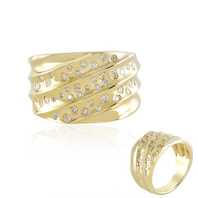 Bague en argent et Diamant I2 (J)