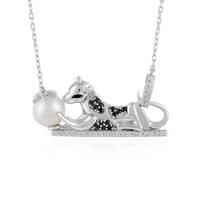 Collier en argent et Perle blanche de culture d'eau douce