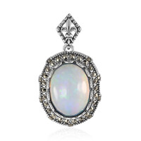 Pendentif en argent et Opale Welo (Annette classic)