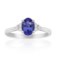 Bague en or et Tanzanite AAA