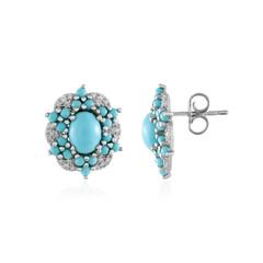 Boucles d'oreilles en argent et Turquoise Sleeping Beauty