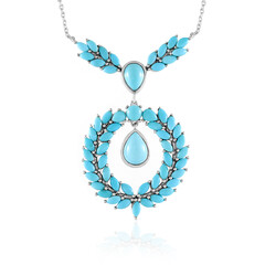 Collier en argent et Turquoise Sleeping Beauty