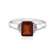 Bague en argent et Grenat Hessonite