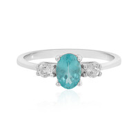 Bague en argent et Apatite bleue